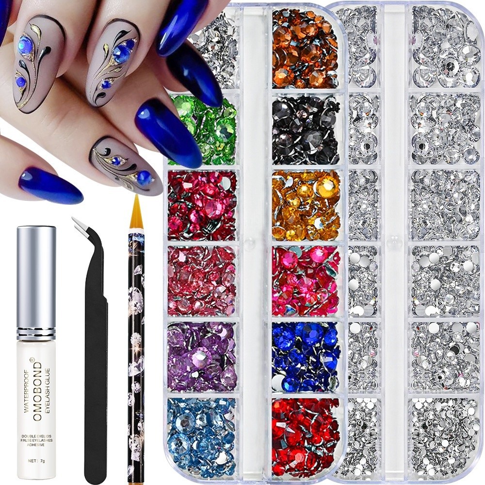 Resin Art Glitter - Multicolor Resin Rhinestone Kit DIY Decoration