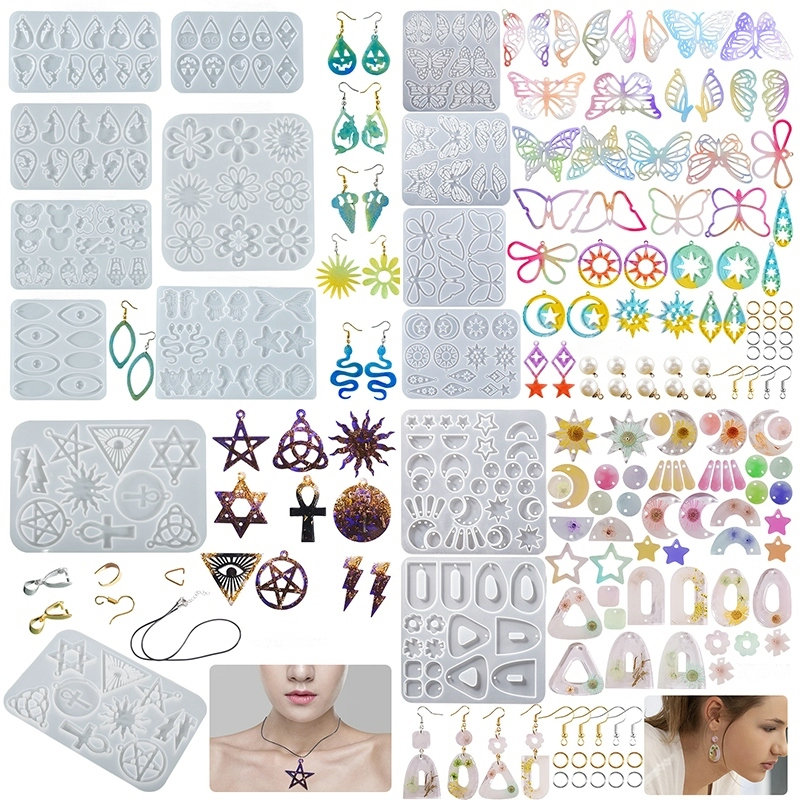 Earring Pendant Silicone Mold  - огляд і ціна Resin Art Glue