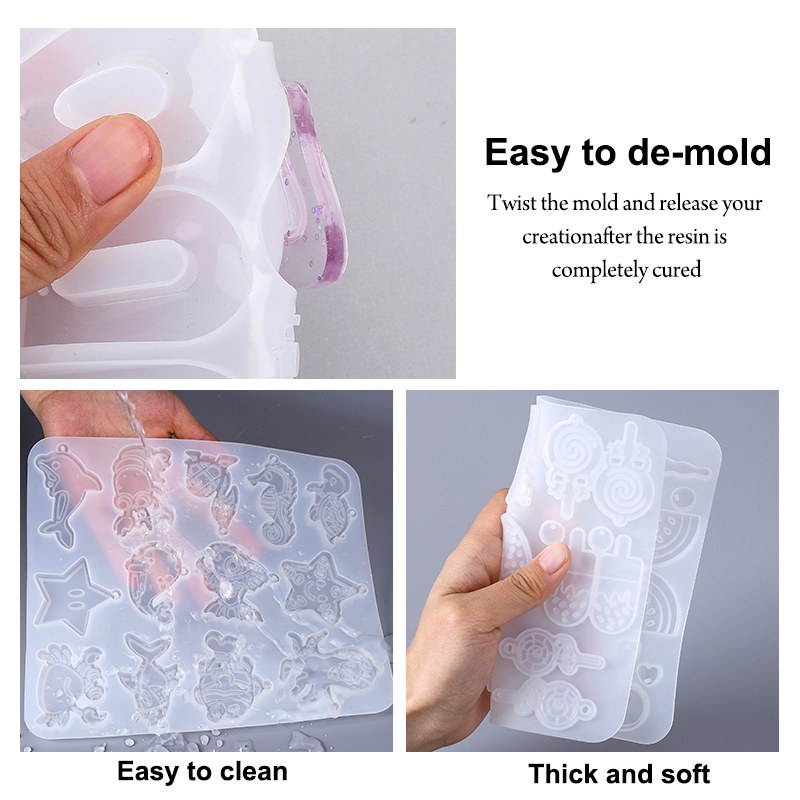 Earring Pendant Silicone Mold  - огляд і ціна Resin Art Glue