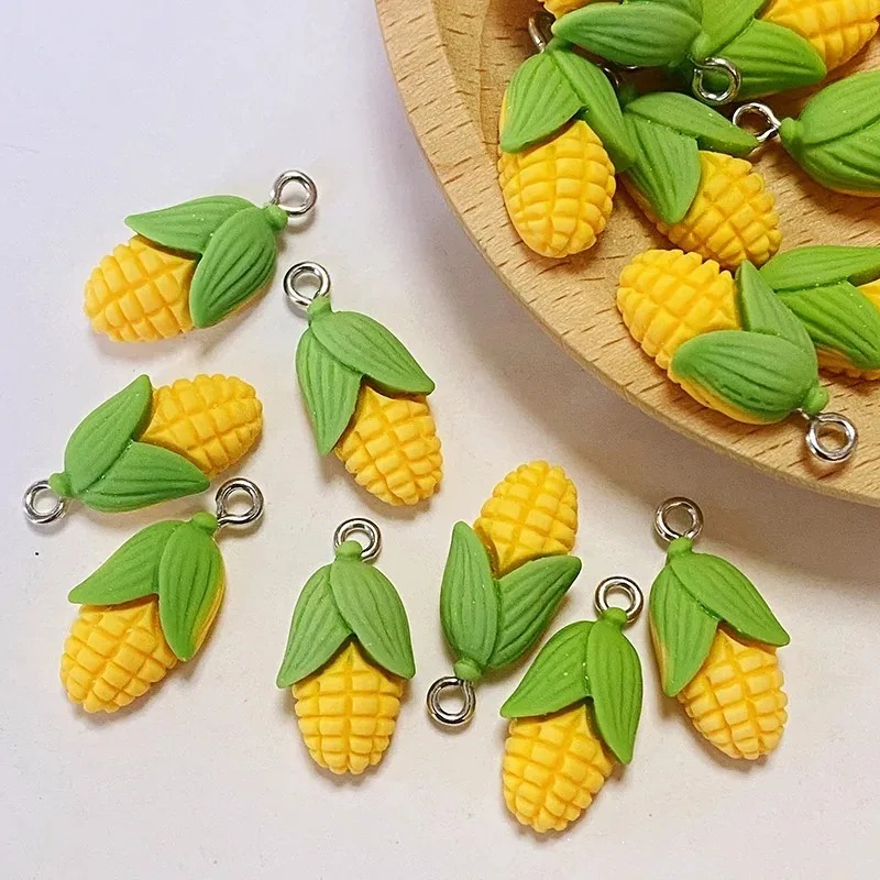 20Pcs Funny Mini Corn Vegetabl - огляд і ціна Resin Art Earrings