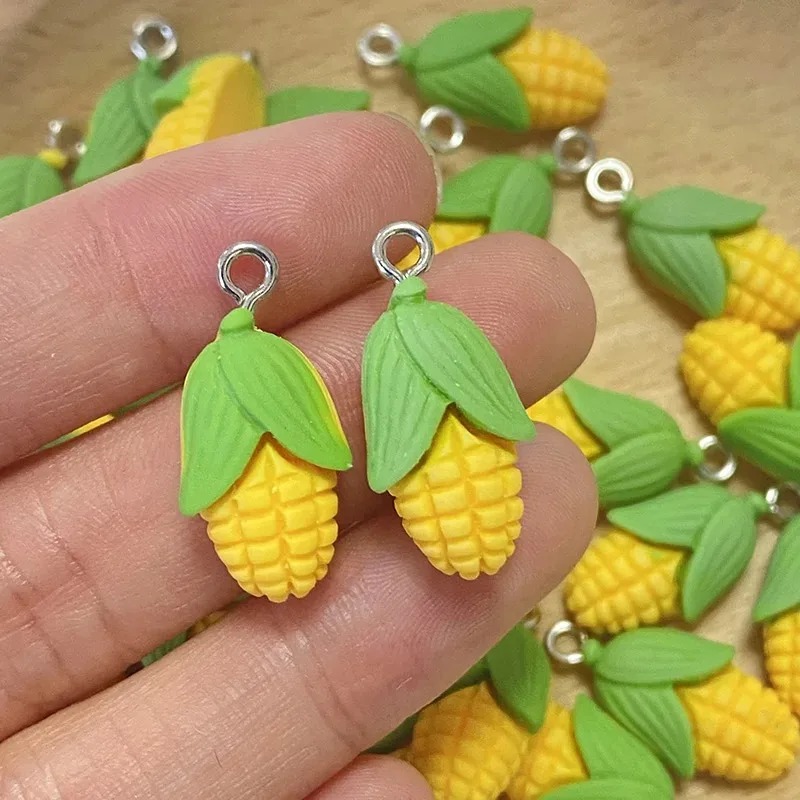 20Pcs Funny Mini Corn Vegetabl - огляд і ціна Resin Art Earrings