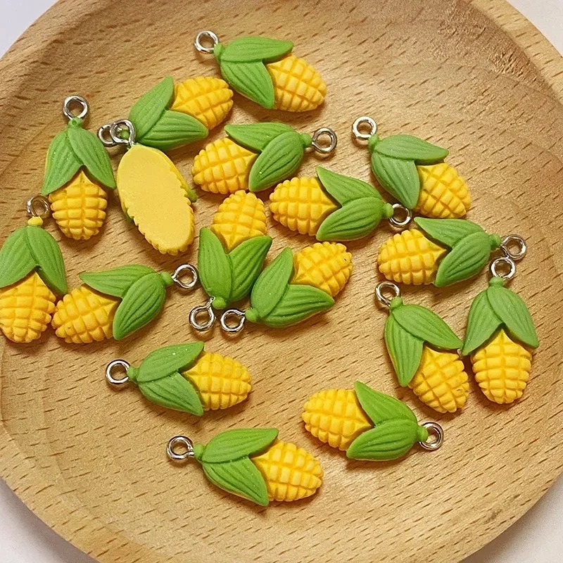 20Pcs Funny Mini Corn Vegetabl - огляд і ціна Resin Art Earrings