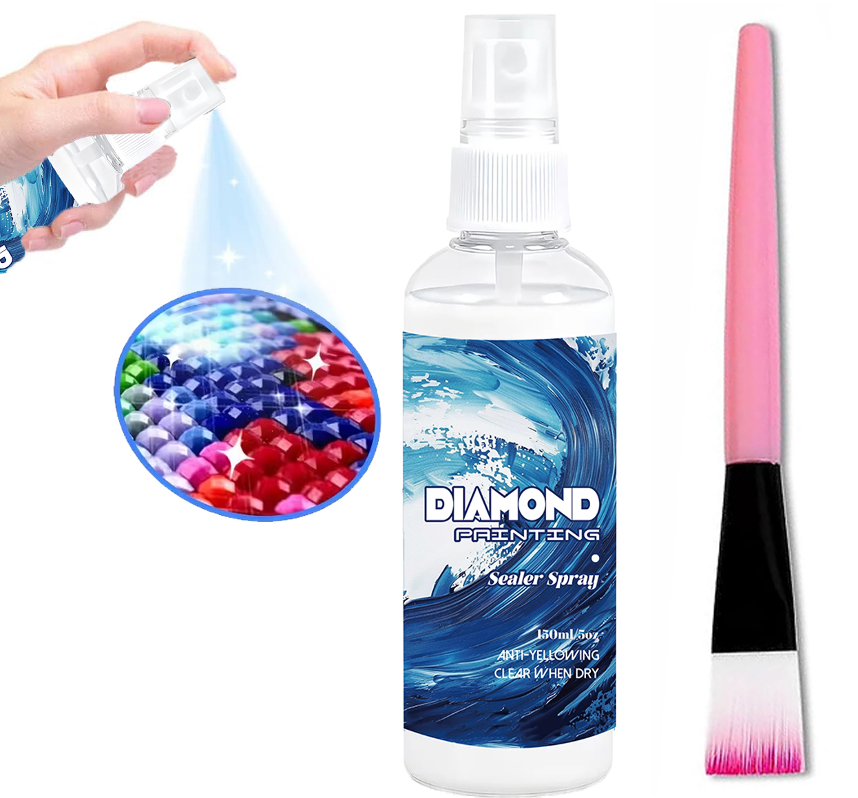 150ml Diamond Painting Sealant - огляд і ціна Resin Art Glue