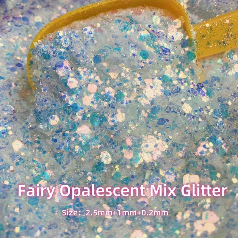 60g Iridescent Chunky Glitter  - огляд і ціна Mica Flake Resin