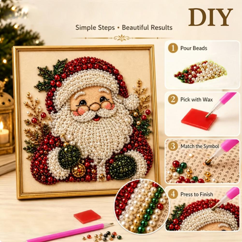 Christmas Santa Claus Pearl Ar - огляд і ціна Resin Art Gift