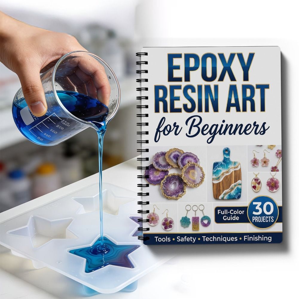 Step-by-Step Epoxy Resin Art H - огляд і ціна Resin Art Tutorial