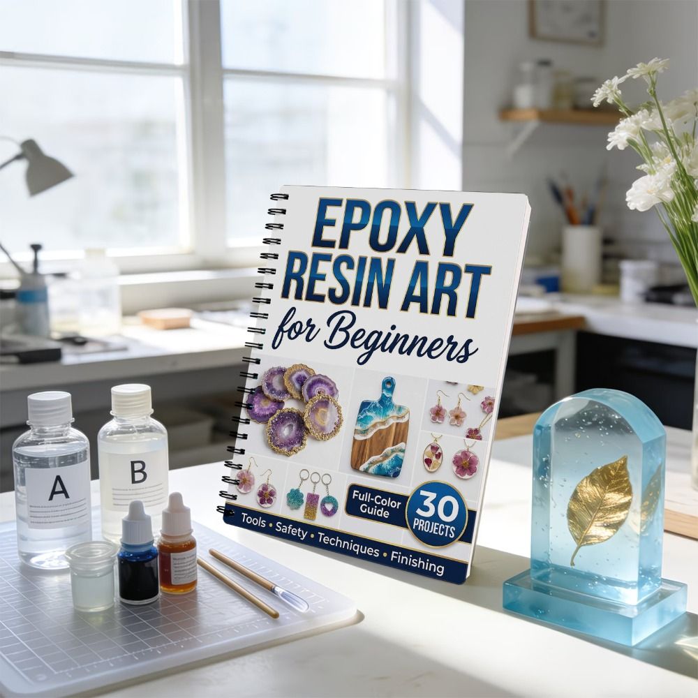 Step-by-Step Epoxy Resin Art H - огляд і ціна Resin Art Tutorial