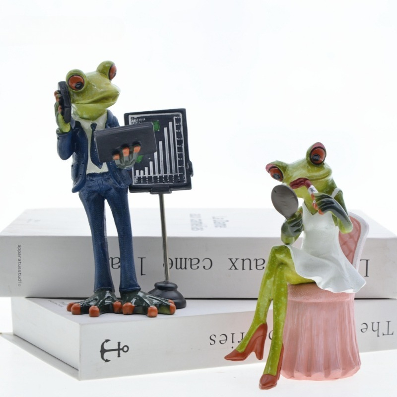 Business Couple Frog Resin Ani - огляд і ціна Resin Art Business