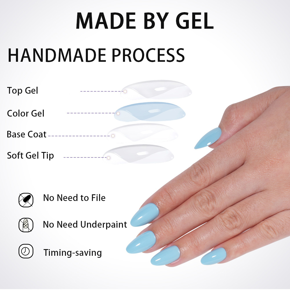 VITAGWX 32pcs Press on Nails A - огляд і ціна Resin Art Glitter