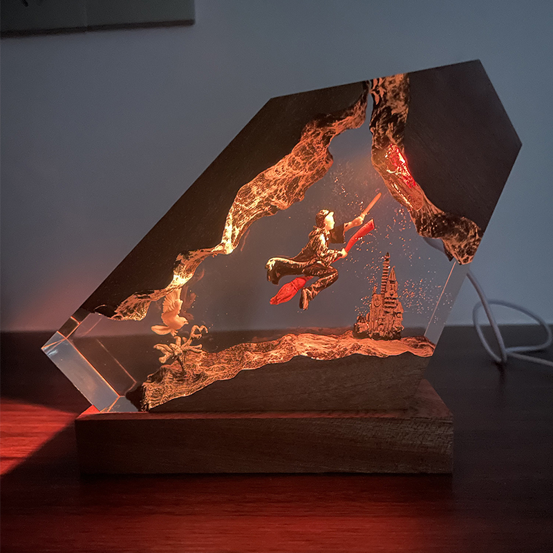 Wood Resin Epoxy Lamp Wizard B - огляд і ціна Resin Artist