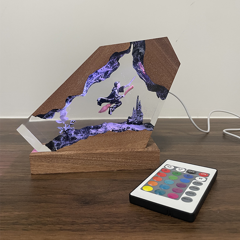 Wood Resin Epoxy Lamp Wizard B - огляд і ціна Resin Artist