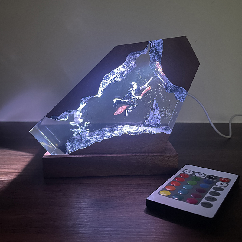Wood Resin Epoxy Lamp Wizard B - огляд і ціна Resin Artist