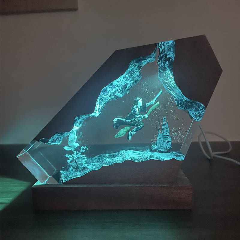 Wood Resin Epoxy Lamp Wizard B - огляд і ціна Resin Artist