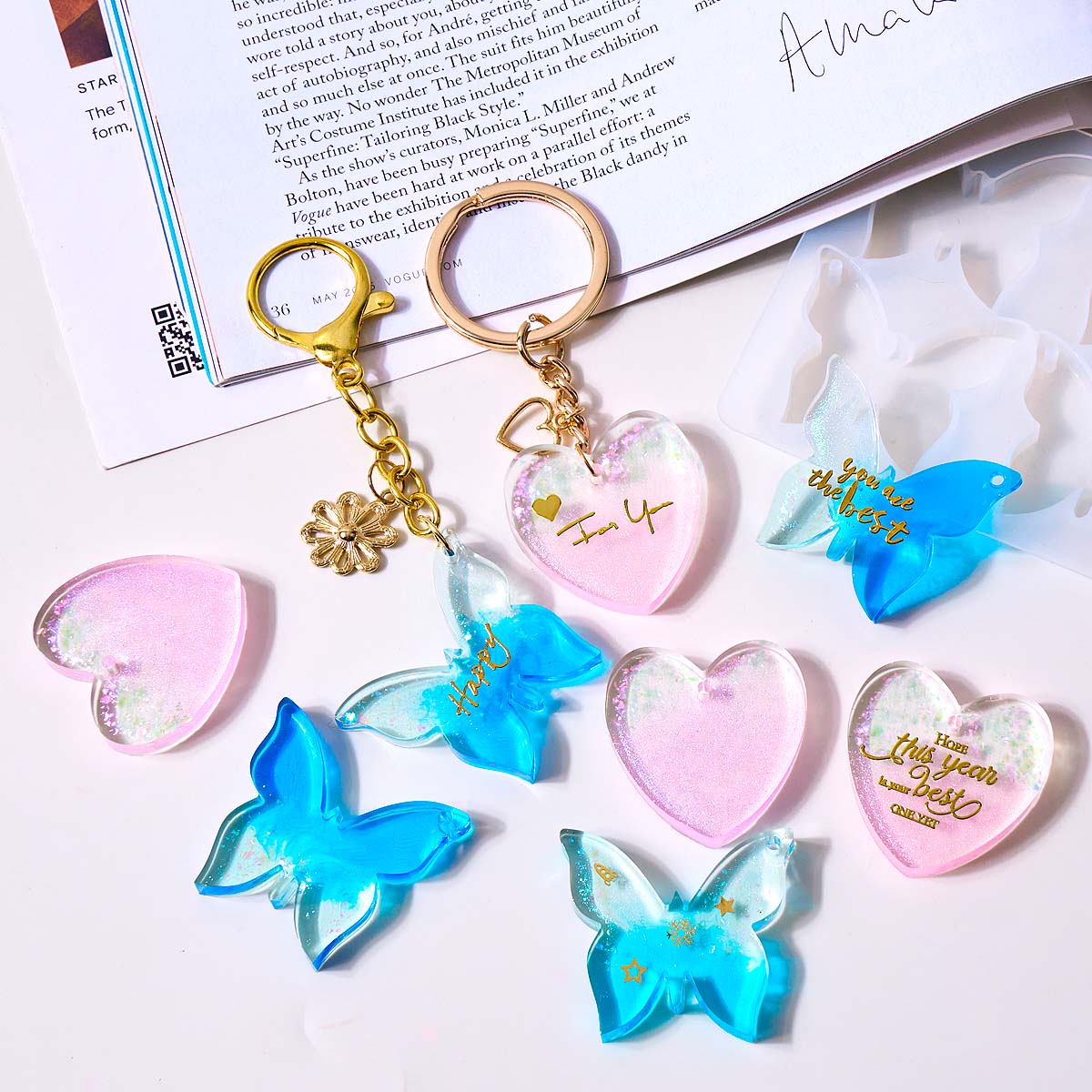 Six-hole with Holes Earring Si - огляд і ціна Resin Art Glue