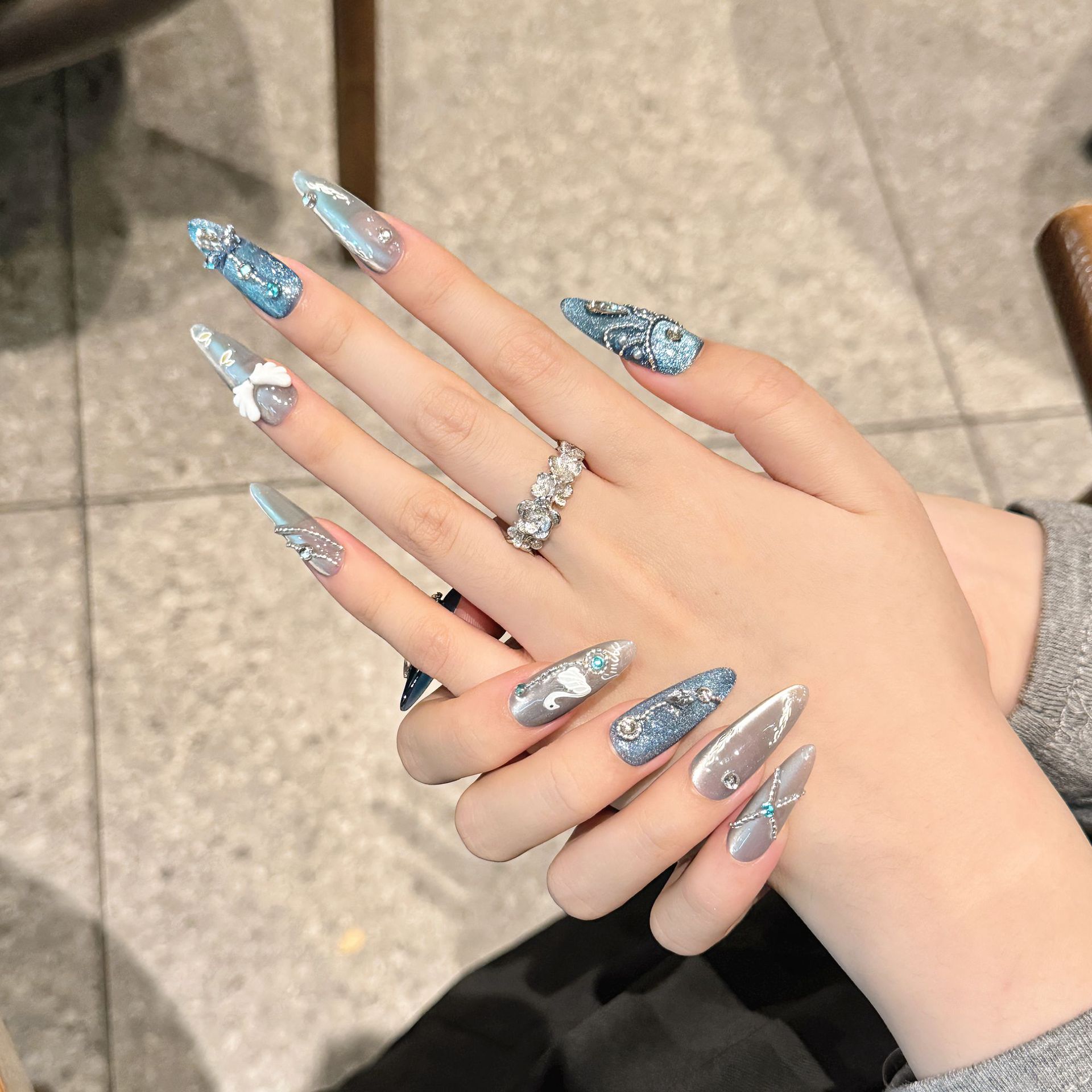 10Pcs White Swan Handmade Fals - огляд і ціна Resin Art Glitter