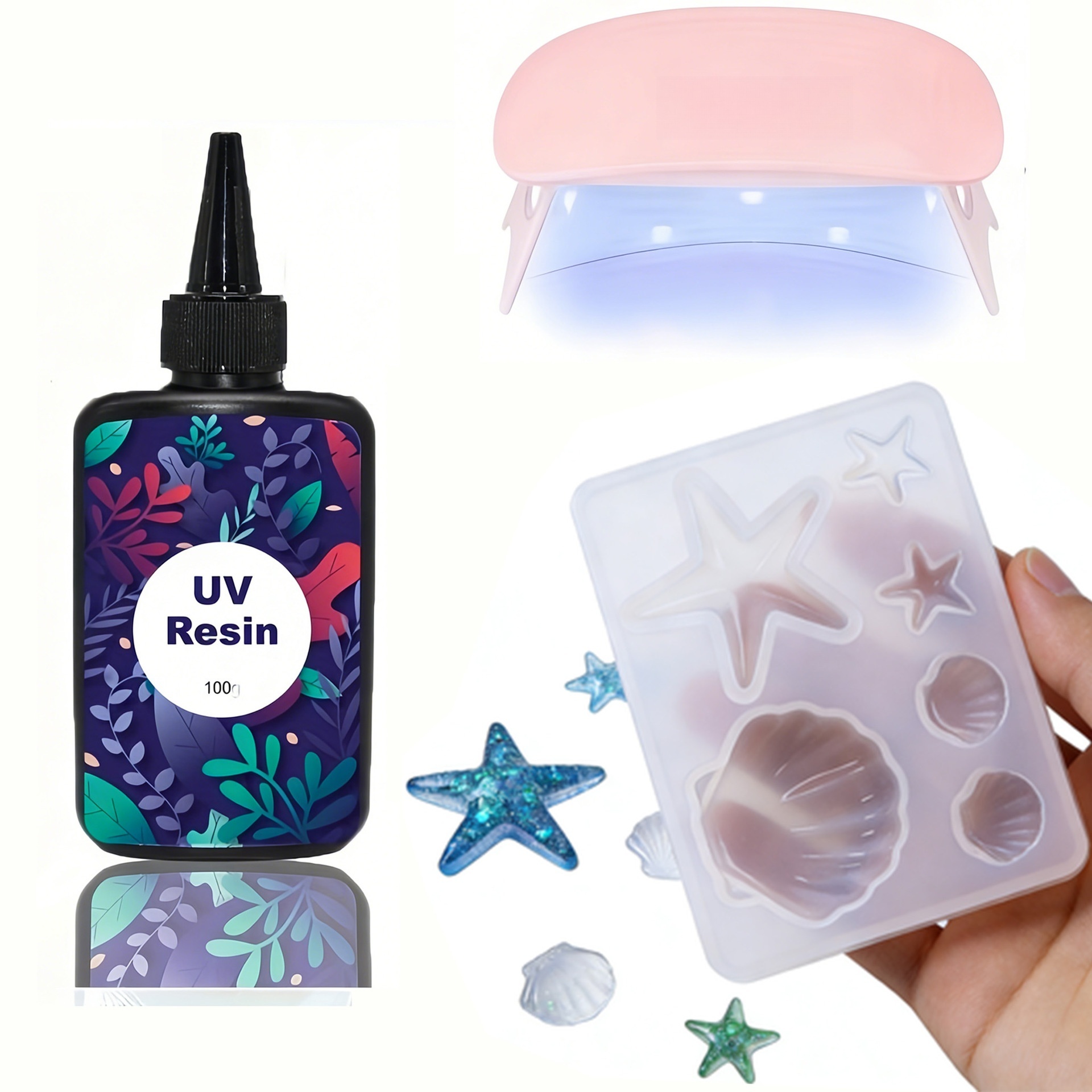 DIY Ocean Theme Crystal Epoxy  - огляд і ціна Resin Art Glue
