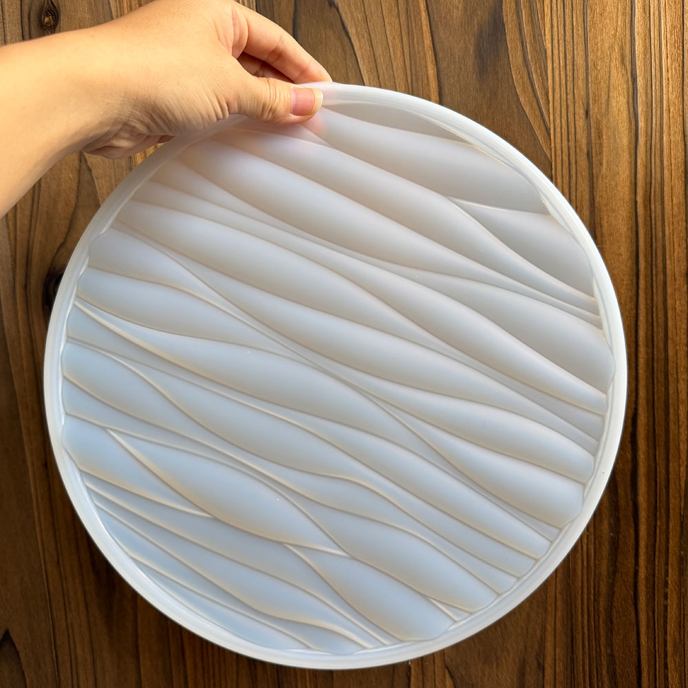 Large Round Tray Silicone Mold - огляд і ціна Resin Art Glue