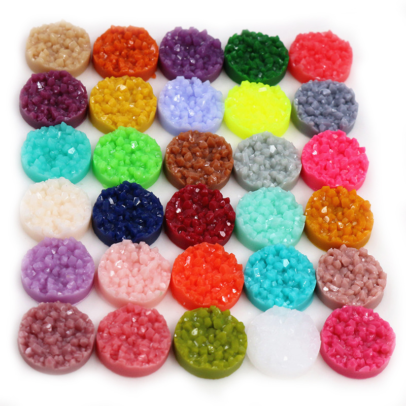 40pcs Resin Druzy Cabochons Do - огляд і ціна Resin Art Earrings