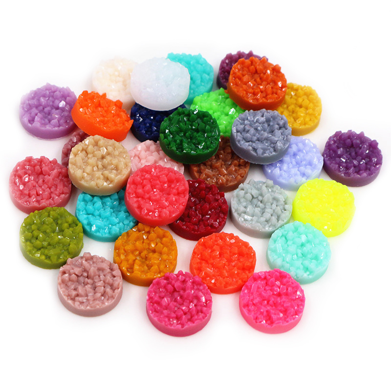 40pcs Resin Druzy Cabochons Do - огляд і ціна Resin Art Earrings