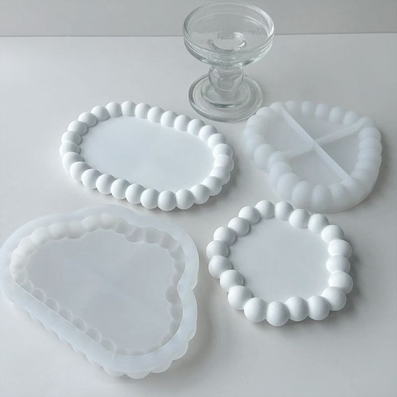 DIY Geometric Cloud Oval Form  - огляд і ціна Resin Art Tray