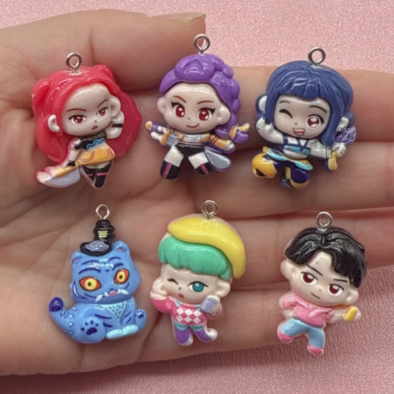 10pcs resin cartoon pendant, D - огляд і ціна Resin Art Earrings