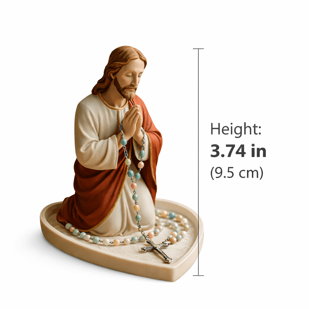 Jesus Virgin Mary Praying Stat - огляд і ціна Resin Art Tray