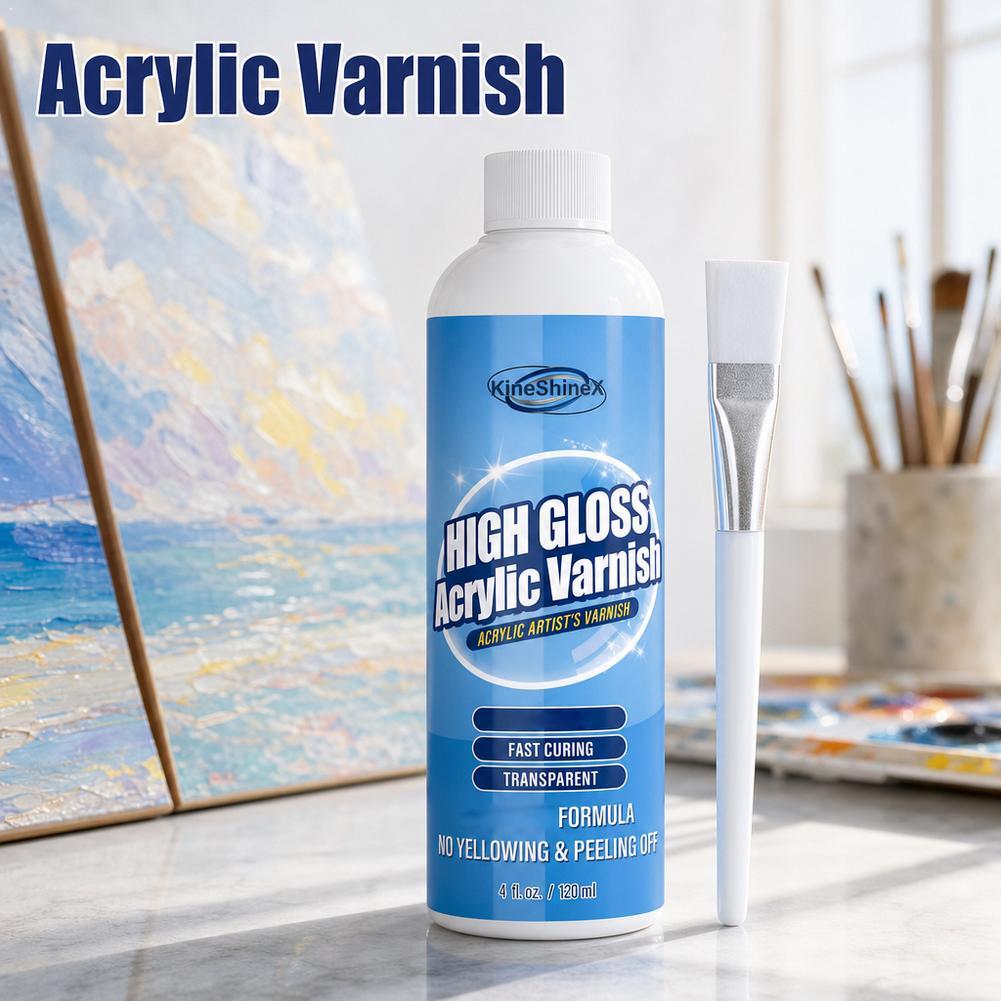 120ml High Gloss Acrylic Varni - огляд і ціна Resin Artist