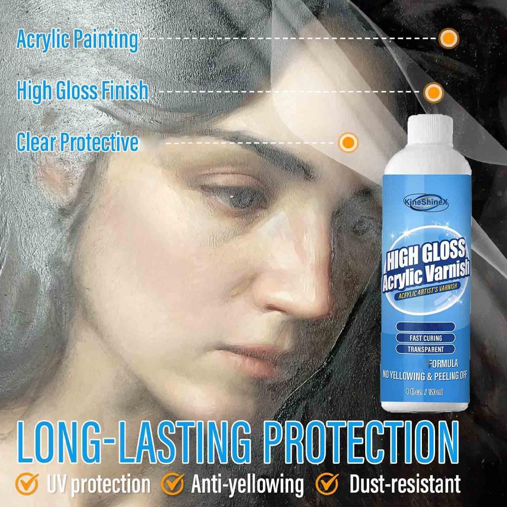 120ml High Gloss Acrylic Varni - огляд і ціна Resin Artist