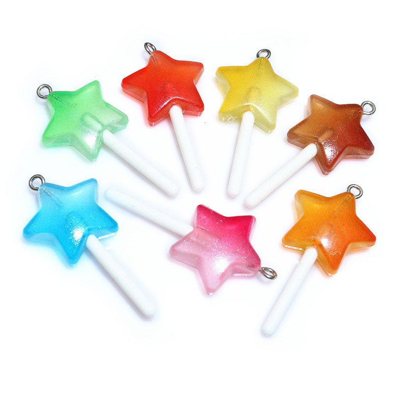 10pcs Resin Pendants Shiny Rou - огляд і ціна Resin Art Glitter