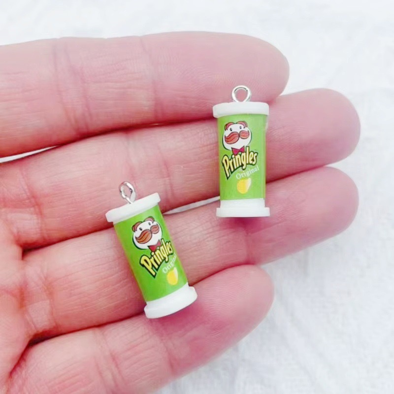 10pcs Simulation 3D Bucket Pot - огляд і ціна Resin Art Earrings