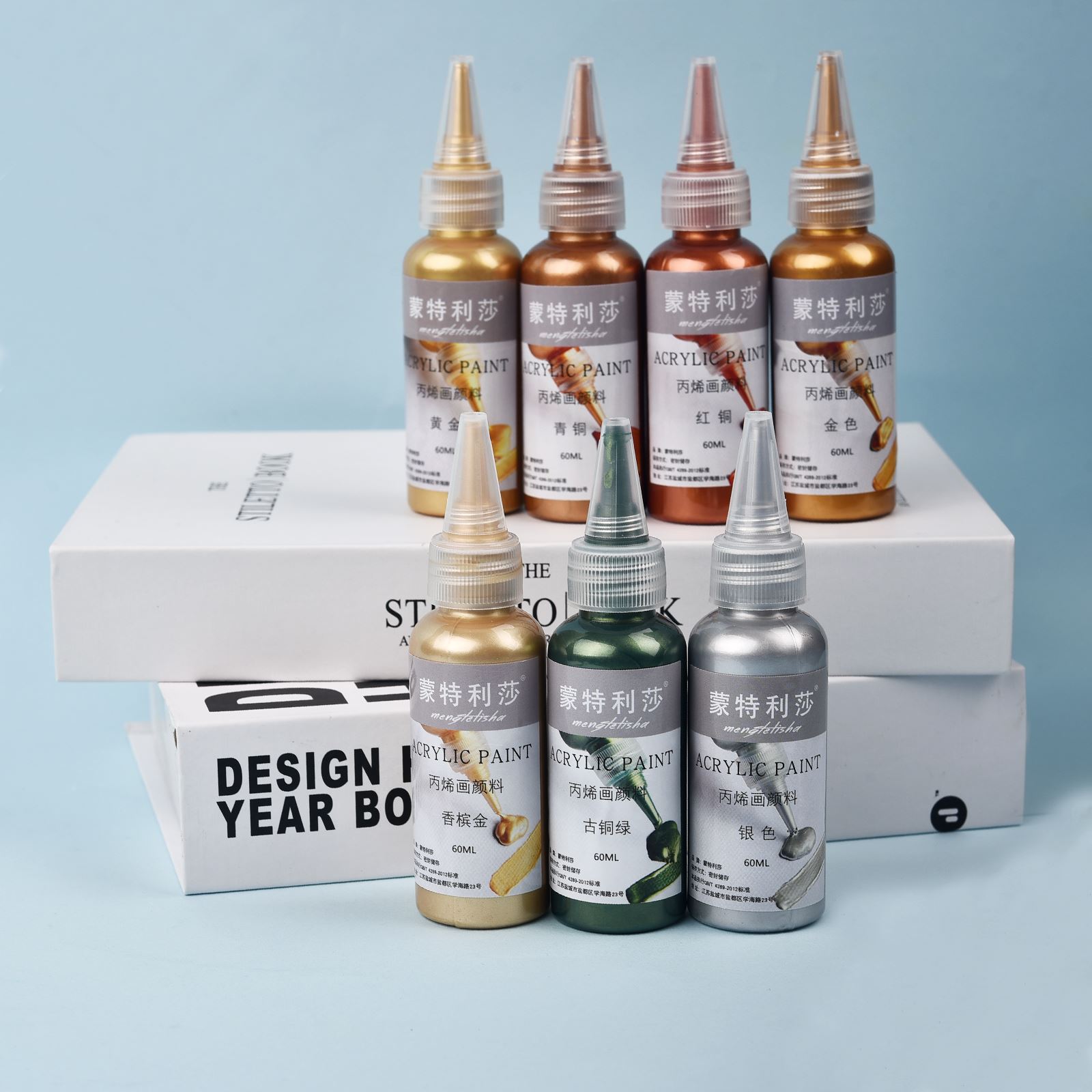 7 Colors 60ml/Bottle Metallic  - огляд і ціна Resin Artist