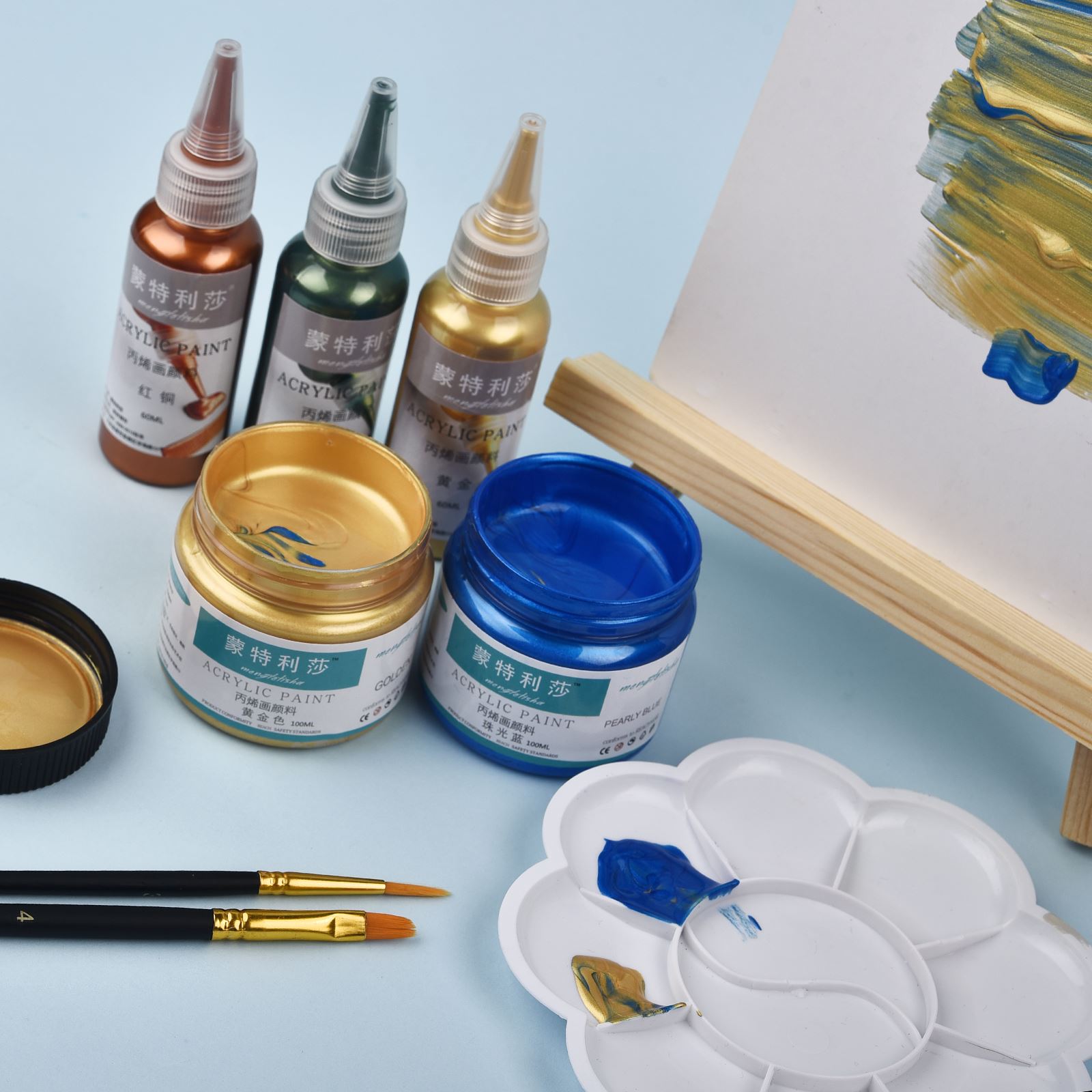 7 Colors 60ml/Bottle Metallic  - огляд і ціна Resin Artist