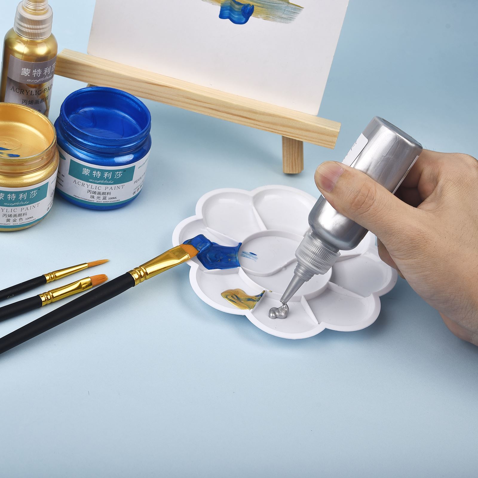 7 Colors 60ml/Bottle Metallic  - огляд і ціна Resin Artist