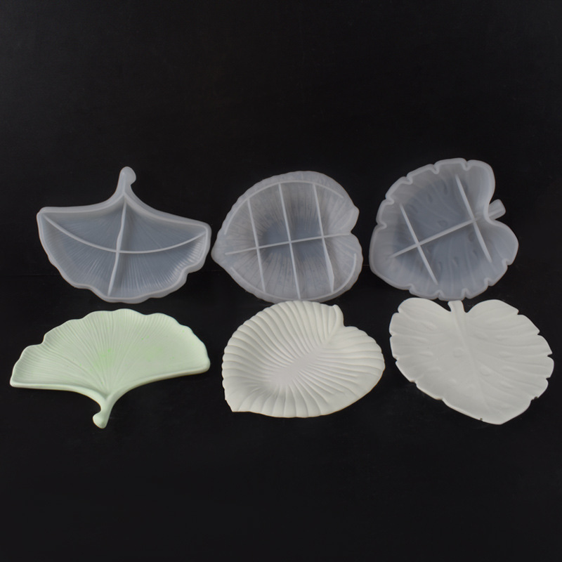 Plaster Cement DIY Leaf Dish M - огляд і ціна Resin Art Tray