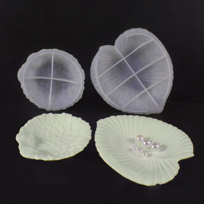 Plaster Cement DIY Leaf Dish M - огляд і ціна Resin Art Tray