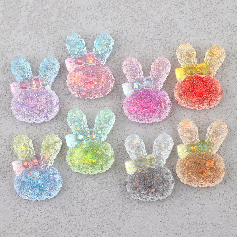 5PCS 18*25mm Luminous Gradient - огляд і ціна Resin Art Earrings