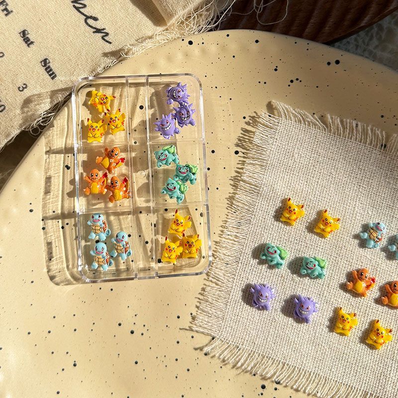 Pokemon nail art accessories,  - огляд і ціна Resin Art Gift