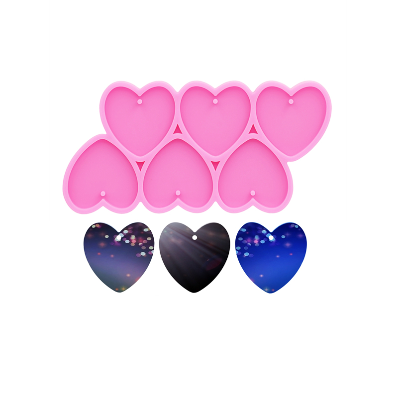 GJ-226 Shiny Heart Shape DIY E - огляд і ціна Resin Art Glitter