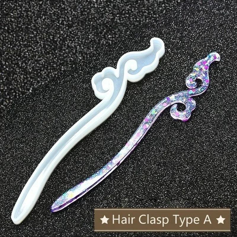 New Transparent Hairpin Silico - огляд і ціна Resin Art Handmade