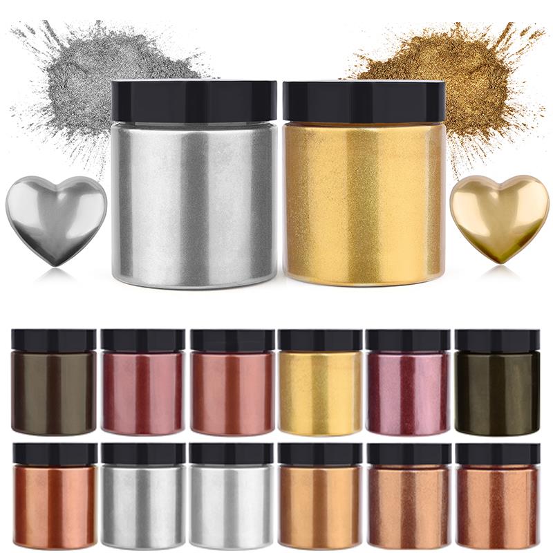 50g Shimmer Metallic Gold Silv - огляд і ціна Resin Art Glue
