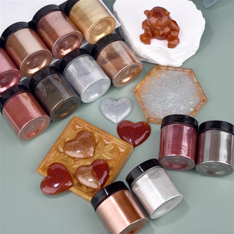 50g Shimmer Metallic Gold Silv - огляд і ціна Resin Art Glue