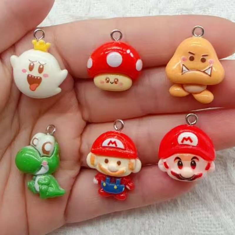 10pcs resin cartoon pendant, D - огляд і ціна Resin Art Earrings
