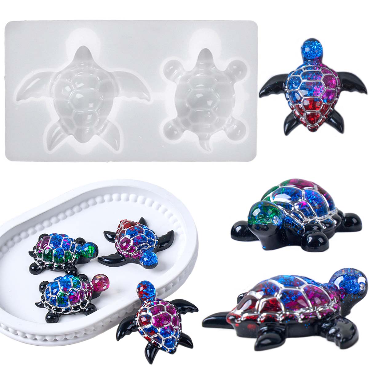 3D Sea Turtle Keychain Silicon - огляд і ціна Resin Art Glue