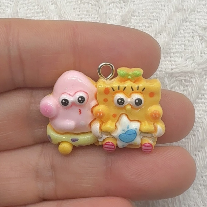 10pcs cartoon resin pendant, D - огляд і ціна Resin Art Earrings