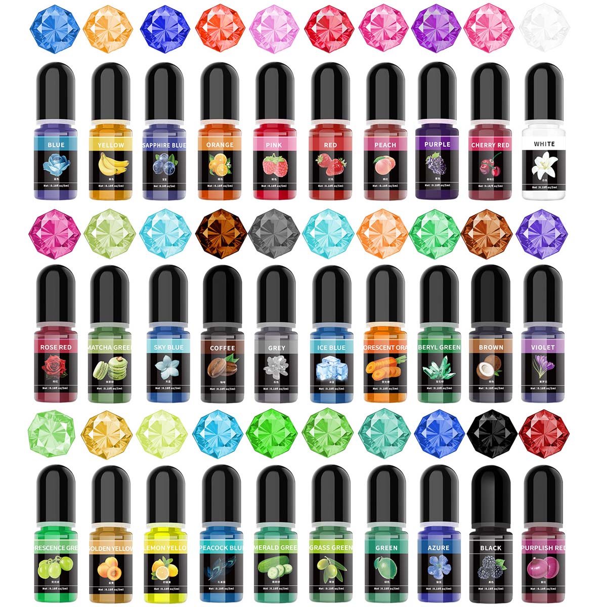 5ml/Bottle Epoxy Resin Pigment - огляд і ціна Resin Art Glue