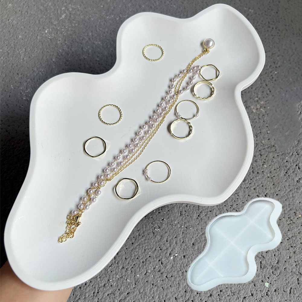 Cloud Storage Tray Concrete Mo - огляд і ціна Resin Art Tray