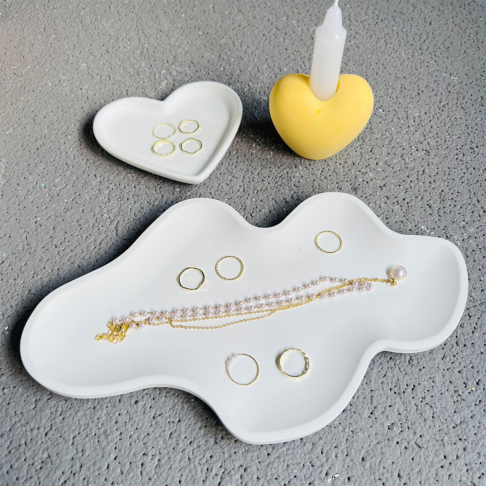 Cloud Storage Tray Concrete Mo - огляд і ціна Resin Art Tray