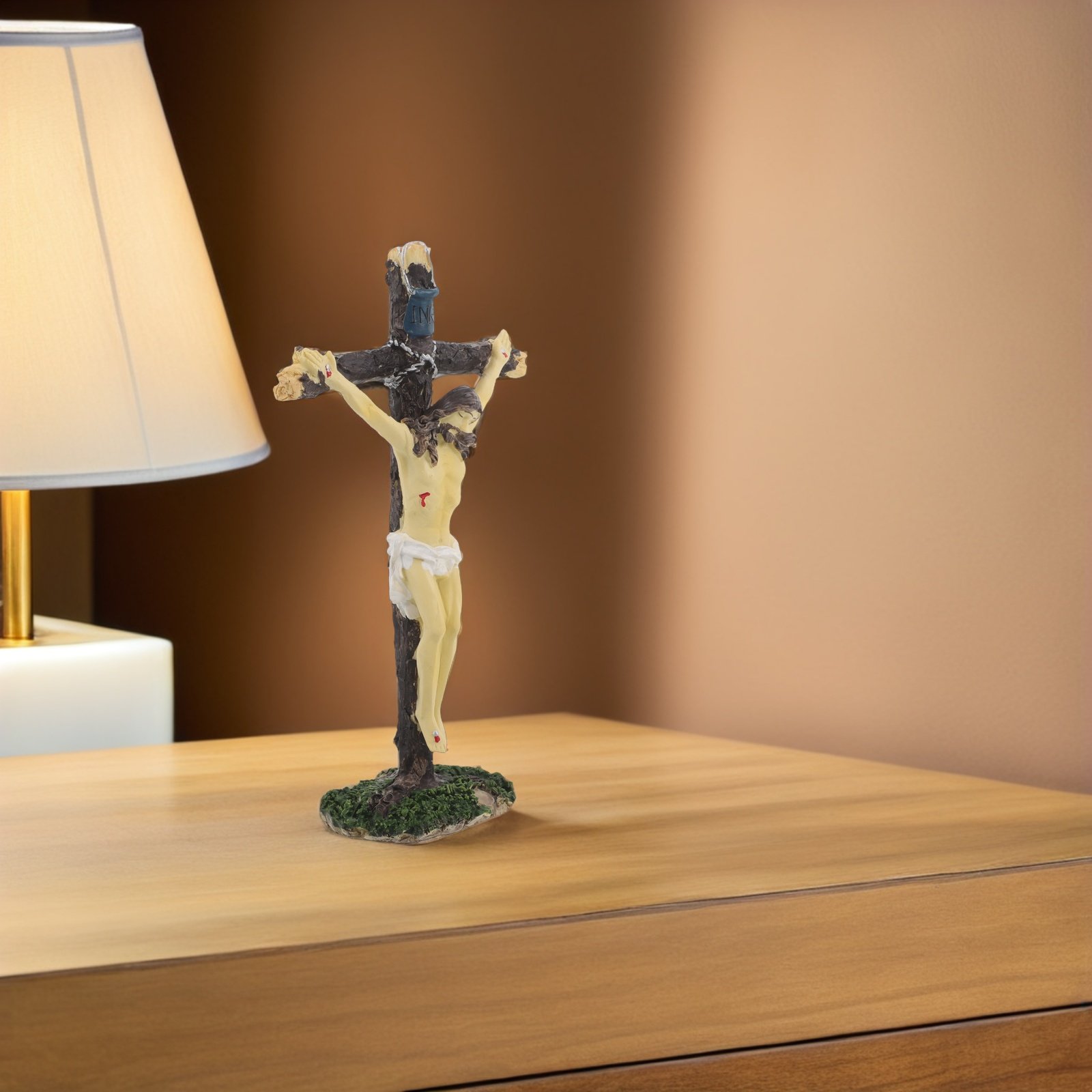 Resin Standing Jesus Cross Scu - огляд і ціна Resin Artist