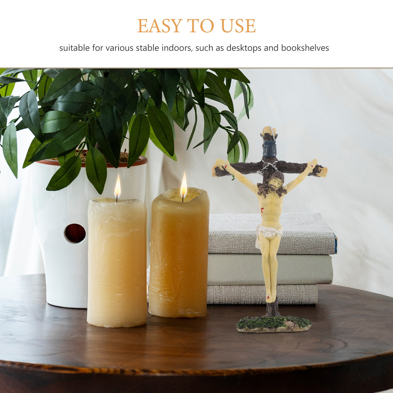 Resin Standing Jesus Cross Scu - огляд і ціна Resin Artist