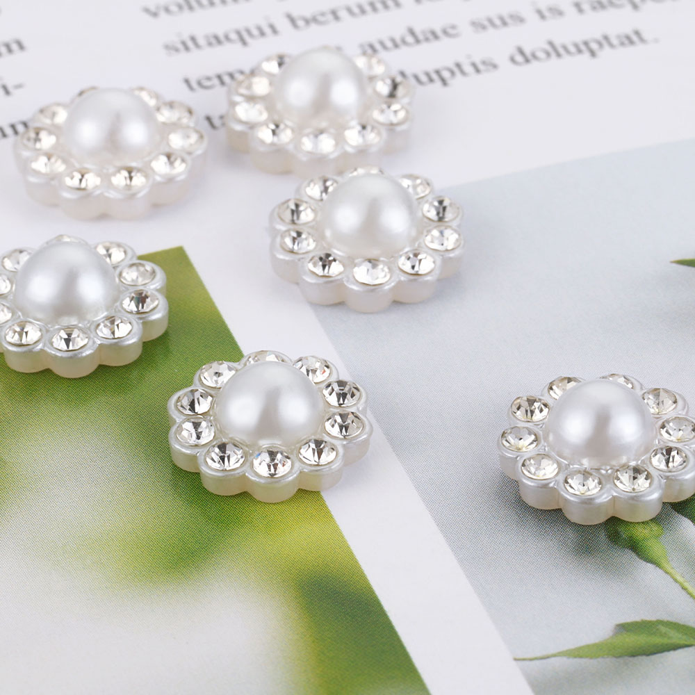 50pcs White Flat Imitation Pea - огляд і ціна Resin Art Jewelry Kit